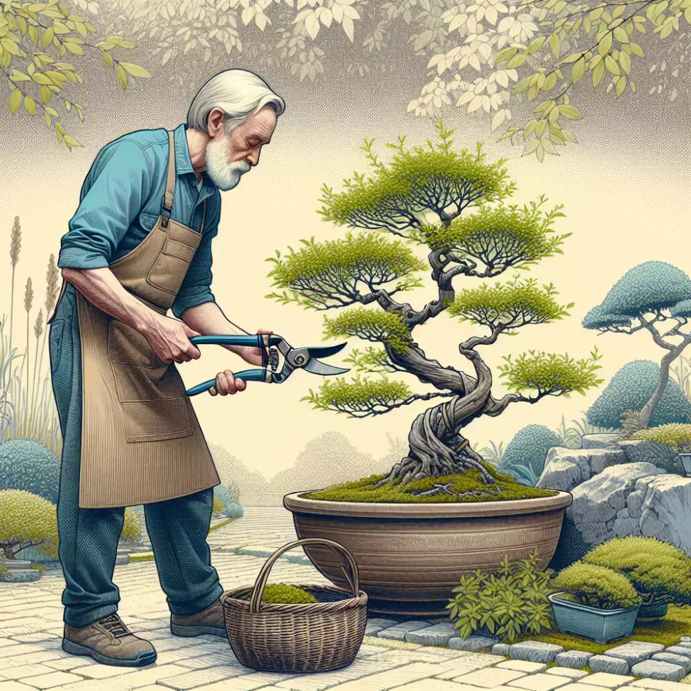 japonská vrba stříhání